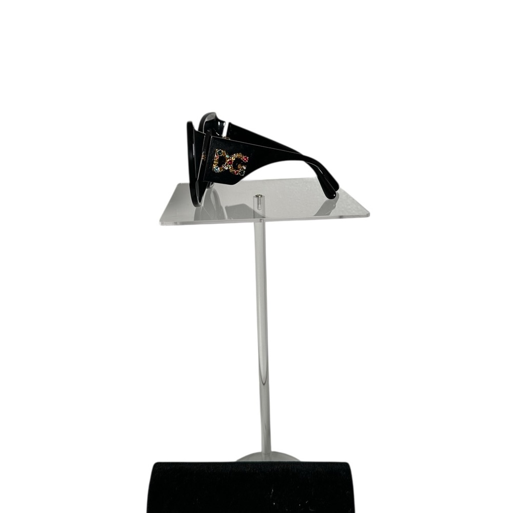 Dolce & Gabbana Black Sunglasses with Gold Logo